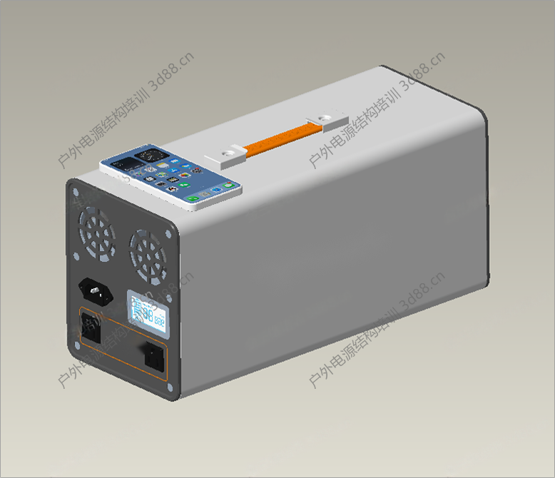 1000W�����Դ�ṹ��ѵ,�����Я���ܵ�Դ�ڲ��ṹͼ