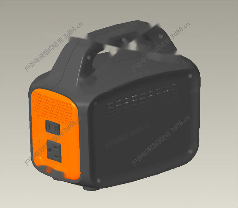 500W�����Դ�ṹ��ѵ,�����Я���ܵ�Դ�ڲ��ṹͼ